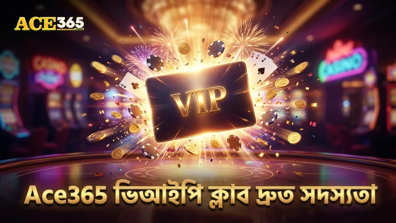 Ace365 ভিআইপি ক্লাবের দ্রুত এবং সুবিধাজনক সদস্যতা উন্নয়ন