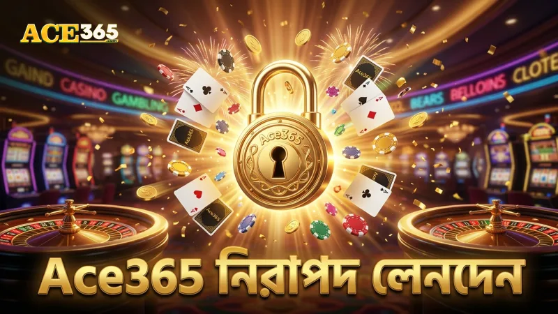 নিরাপদ লেনদেন নিশ্চিত করতে Ace365 উচ্চমানের প্রযুক্তি ব্যবহার করে।