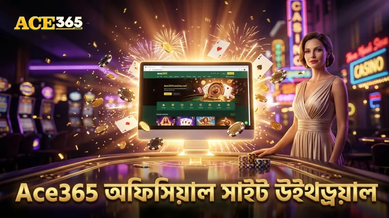 Ace365 এর অফিসিয়াল সাইট থেকে সরাসরি উইথড্রয়াল নিরাপদ ও সহজ।