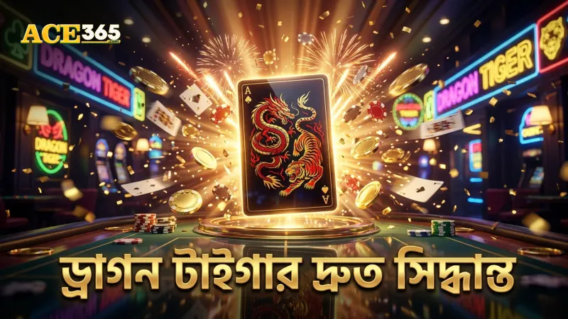 কার্ড কাউন্টিংয়ে ড্রাগন টাইগার গেমের দ্রুত সিদ্ধান্ত নেওয়া সহজ হয়।