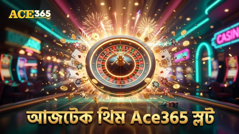 আজটেক থিমের সঙ্গে গোল্ডেন এম্পায়ার গেমের আলোকিত পরিবেশ