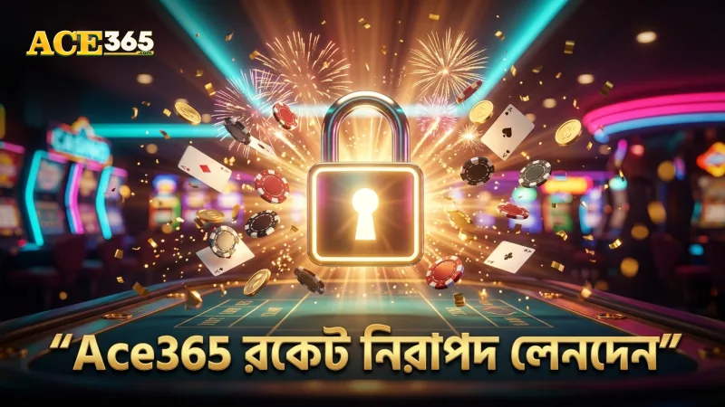 Ace365-তে রকেটের নিরাপদ ও সহজ লেনদেন ফিচার।